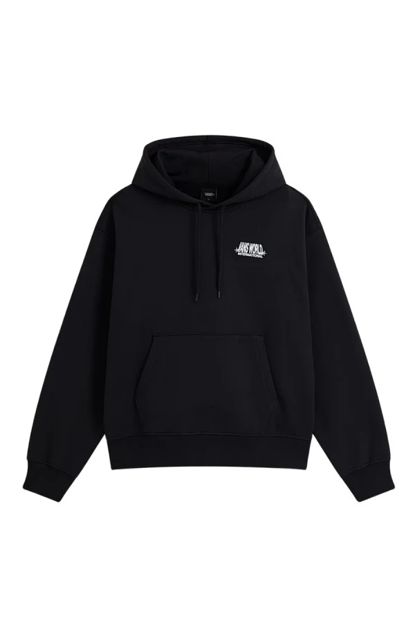 VANS Φούτερ με Κουκούλα Vans World Intl - Μαύρο
