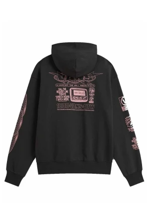 VANS Φούτερ με Κουκούλα Vans Hotline Radio - BLACK