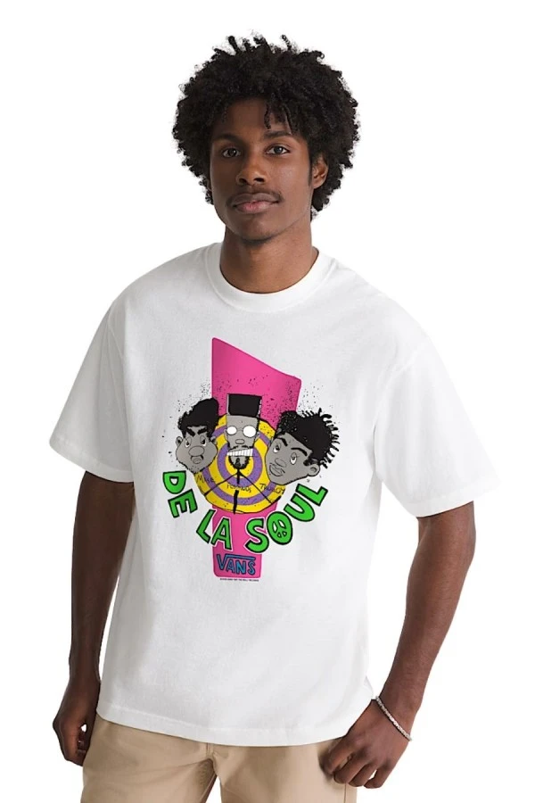 VANS Ανδρικό T-Shirt De La Soul Plugs SS Tee - Λευκό