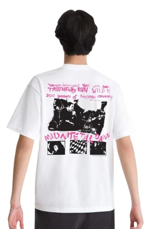 VANS T-Shirts Sex Pistols Run Wild on - WHITE