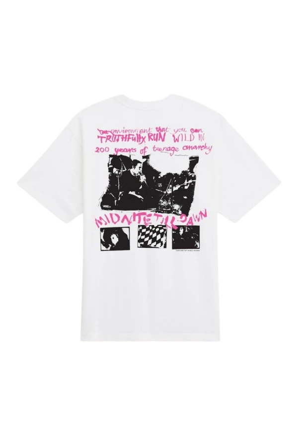 VANS T-Shirts Sex Pistols Run Wild on - WHITE