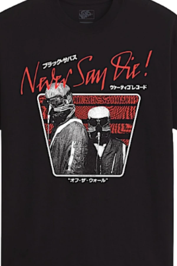 VANS T-Shirts Black Sabbath Never Say - BLACK