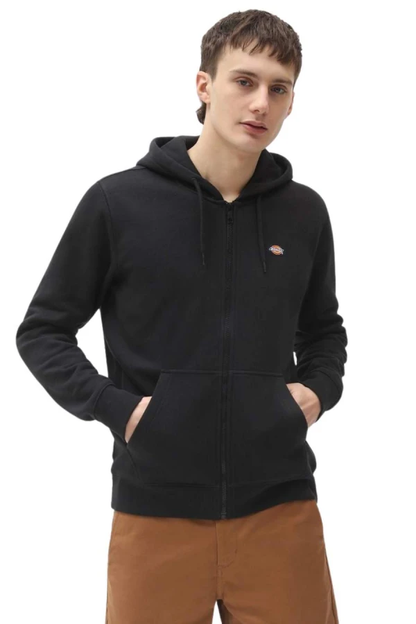 DICKIES Ζακέτες OAKPORT ZIP HOODIE - BLACK