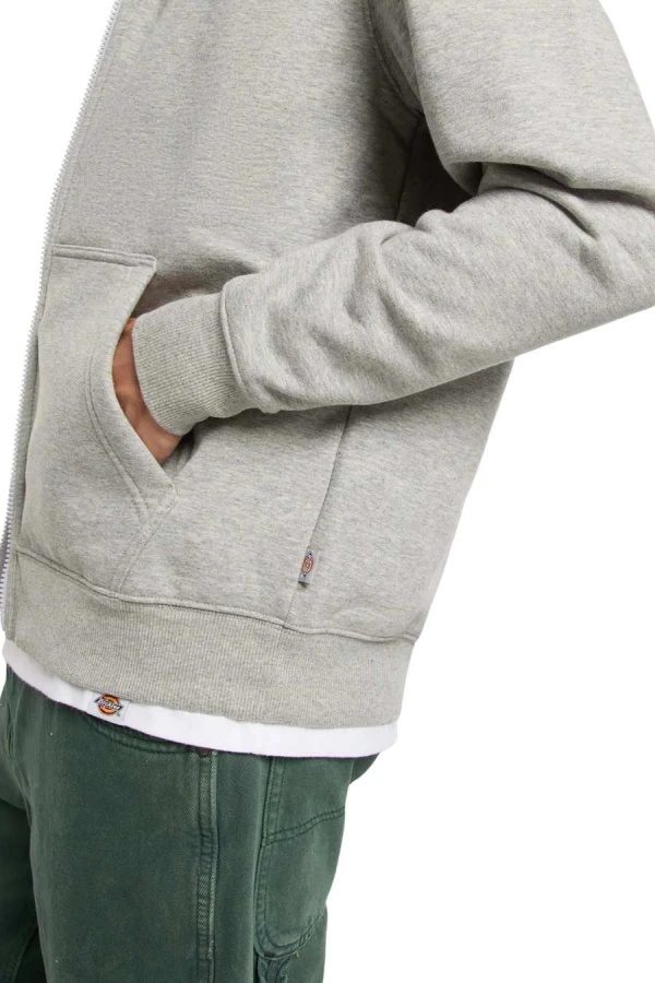 DICKIES Ζακέτες OAKPORT ZIP HOODIE - GREY
