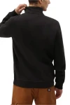 DICKIES Φούτερ λαιμόκοψη OAKPORT QUARTER ZIP - BLACK
