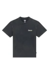 DICKIES Φούτερ λαιμόκοψη OAKPORT QUARTER ZIP - BLACK