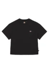 DICKIES T-Shirts OAKPORT BOXY SS TEE W - BLACK
