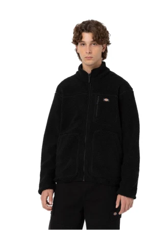 DICKIES Μπουφάν MOUNT HOPE FLEECE - BLACK