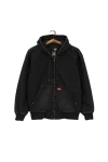 DICKIES Μπουφάν HILHAM LINED DENIM HOODED BOMBER - BLACK