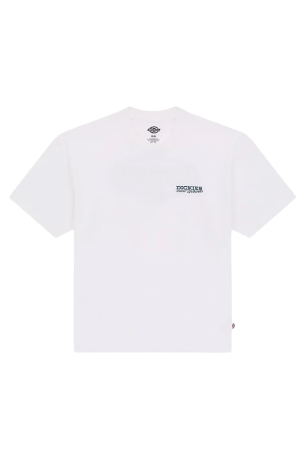 DICKIES T-Shirts AVONDALE SS TEE - WHITE