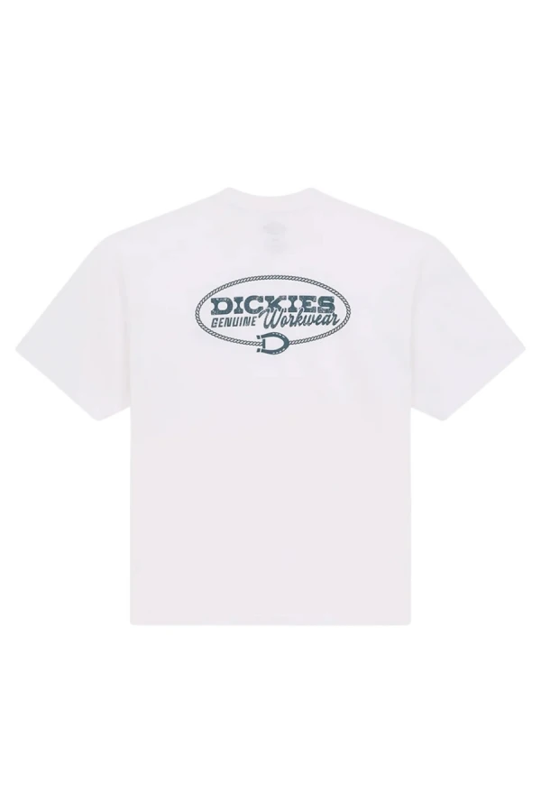 DICKIES T-Shirts AVONDALE SS TEE - WHITE