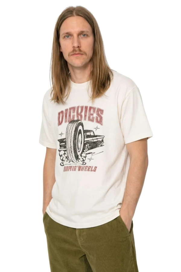 DICKIES T-Shirts TITUSVILLE SS TEE - WHITE
