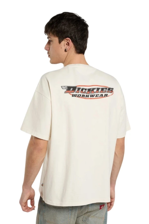 DICKIES T-Shirts BRADENTON SS TEE - WHITE