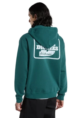 DICKIES Ζακέτες MINDEN ZIPPED HOODIE - GREEN