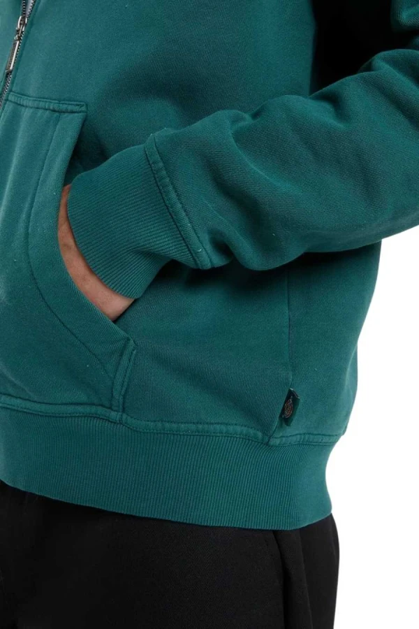 DICKIES Ζακέτες MINDEN ZIPPED HOODIE - GREEN