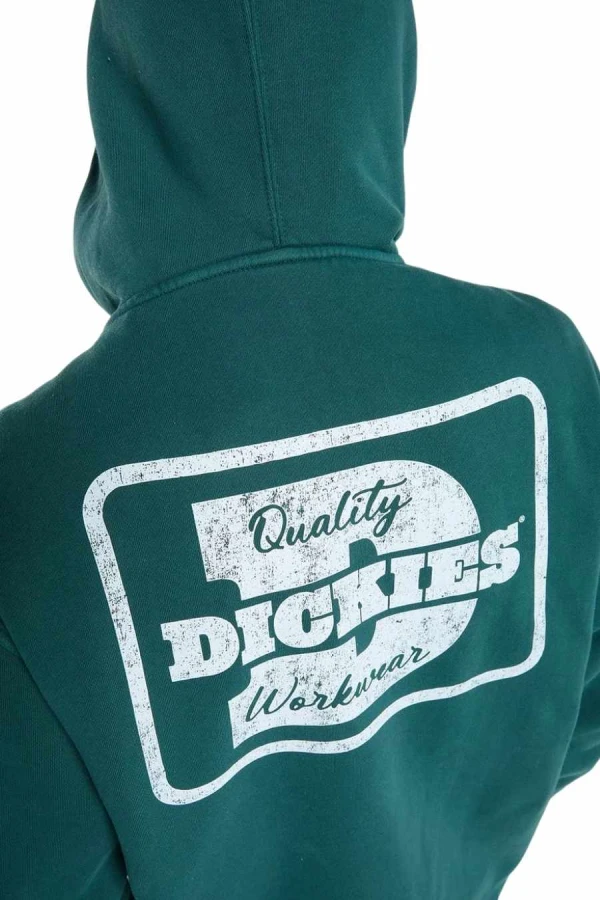 DICKIES Ζακέτες MINDEN ZIPPED HOODIE - GREEN