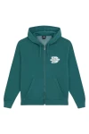 DICKIES Ζακέτες MINDEN ZIPPED HOODIE - GREEN