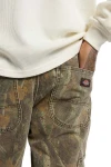 DICKIES Παντελόνια HOUCK LOOSE STRAIGHT CAMO CANVAS PANTS - CAMO