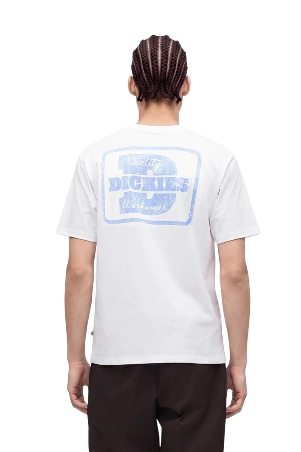 DICKIES T-Shirts MINDEN SS TEE - WHITE