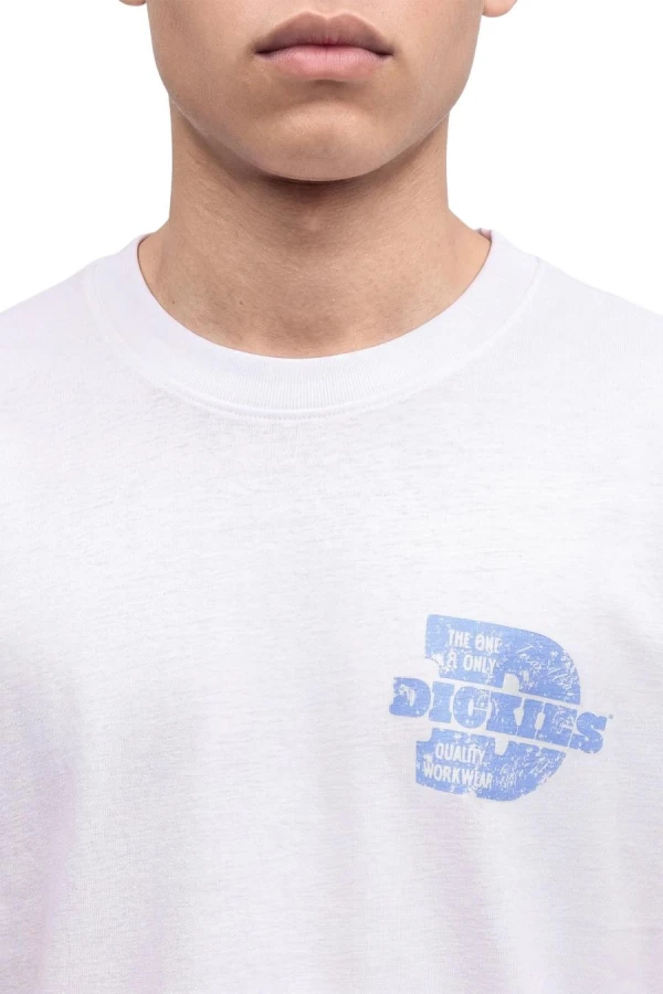 DICKIES T-Shirts MINDEN SS TEE - WHITE