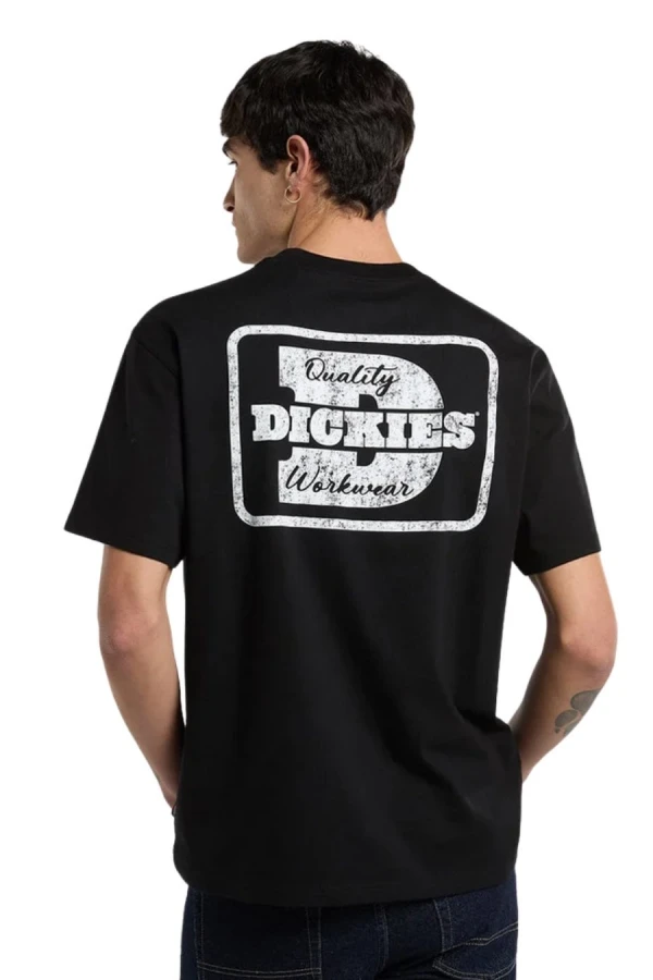 DICKIES T-Shirts MINDEN SS TEE - BLACK