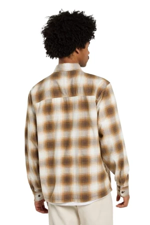DICKIES Πουκάμισα GULFPORT FLANNEL SHIRT - BROWN