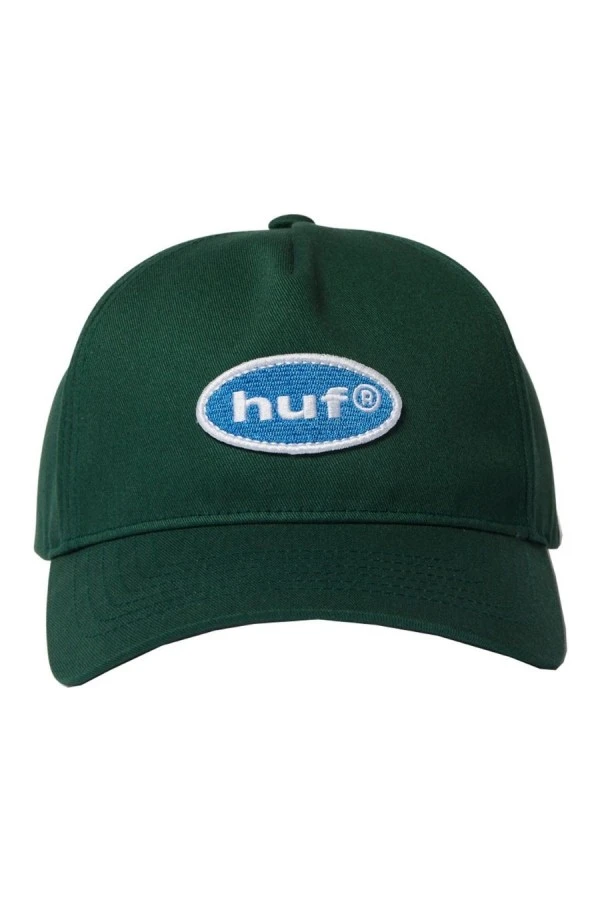HUF Unisex Καπέλο 89 Oval 5 Panel Hat – Πράσινο