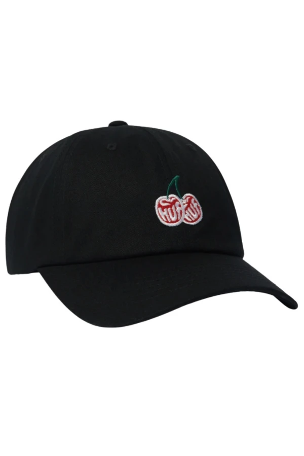 HUF Καπέλα CHERRIES 6 PANEL CV HAT - BLACK