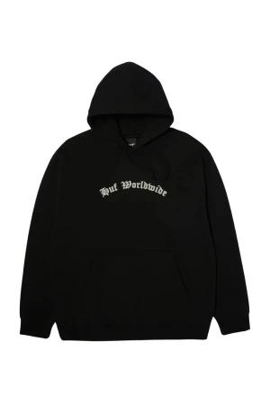 HUF Φούτερ με Κουκούλα Ανδρικό OLYMPIA PO HOODIE - Μαύρο