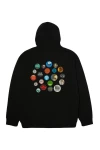 HUF Φούτερ με Κουκούλα Ανδρικό OLYMPIA PO HOODIE - Μαύρο