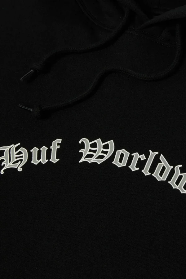 HUF Φούτερ με Κουκούλα Ανδρικό OLYMPIA PO HOODIE - Μαύρο