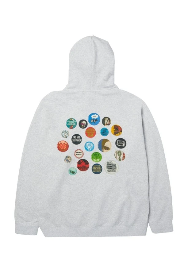 HUF Men's Olympia PO Hoodie - Grey
