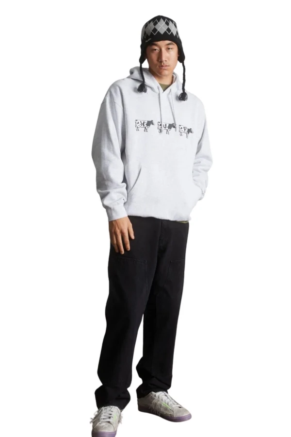 HUF Φούτερ με Κουκούλα MOO PO HOODIE - GREY