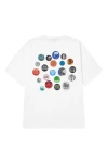HUF Ανδρικό T-Shirt Olympia SS Tee - Λευκό