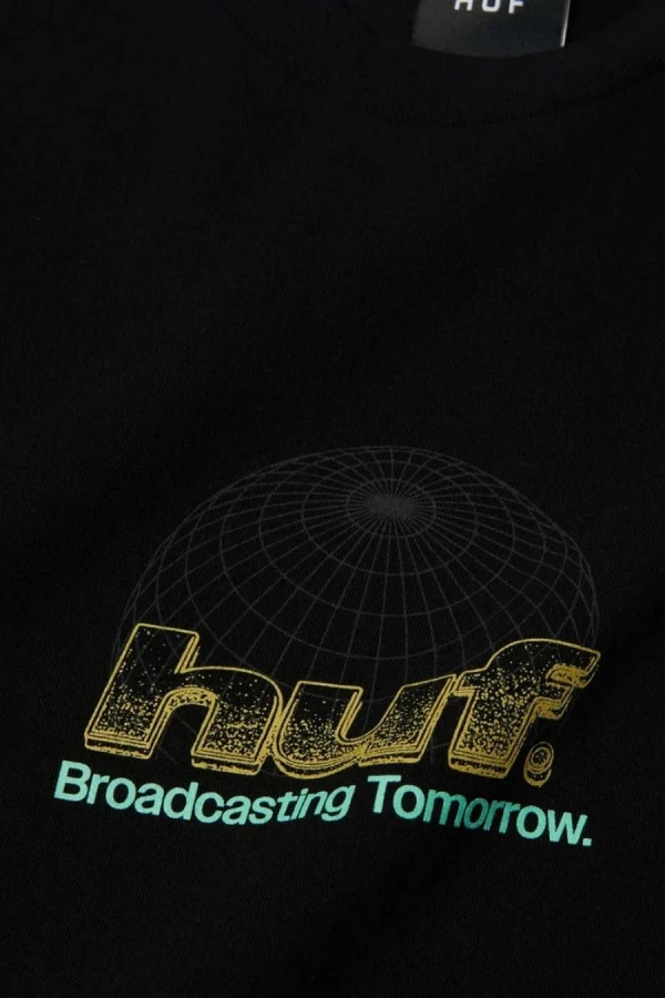 HUF Men's Worldwide Network SS Tee - Black