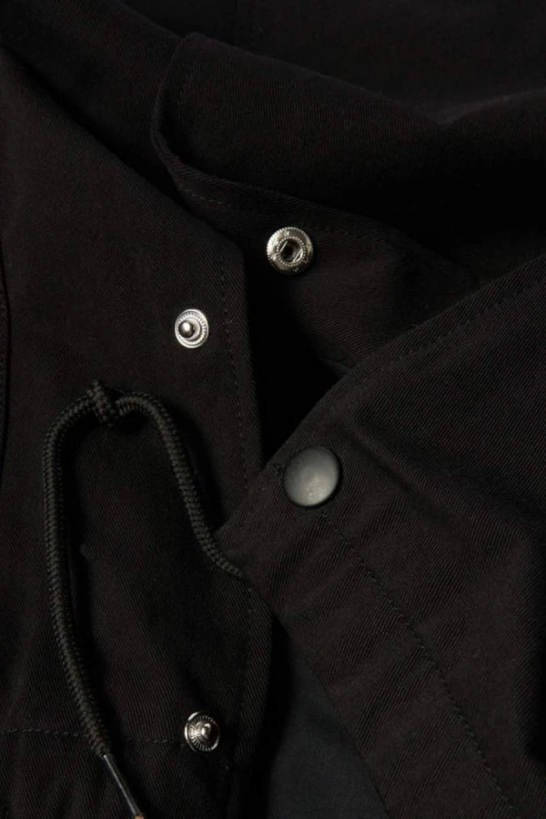 HUF Men’s 89 Twill Coaches Jacket – Black