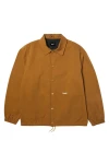 HUF Ανδρικό Μπουφάν 89 Twill Coaches Jacket – Καφέ