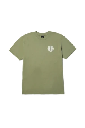 HUF Ανδρικό T-Shirt Regional S/S Tee - Desert Green/White