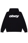 OBEY Φούτερ με Κουκούλα League Hood Fleece – Μαύρο