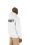 OBEY Φούτερ με Κουκούλα OBEY LEAGUE HOOD FLEECE - Γκρι