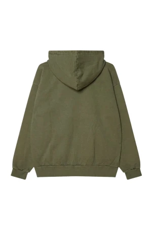 OBEY Jacket LOWERCASE PIGMENT ZIP HOOD FLEECE - Khaki