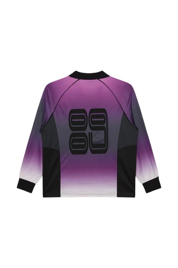 OBEY Μακρυμάνικη Μπλούζα Ανδρική SPECTRUM ‘89 L/S JERSEY - Μωβ