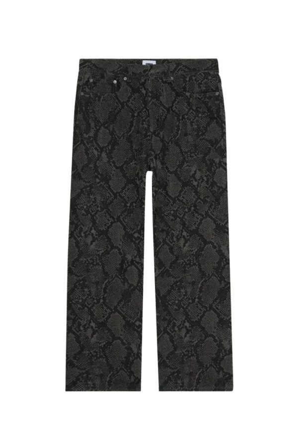 OBEY Classic Baggy Denim Mens Jeans - Snake Print