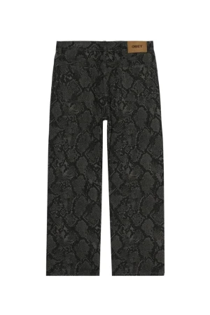 OBEY Classic Baggy Denim Ανδρικό Jean – Snake Print