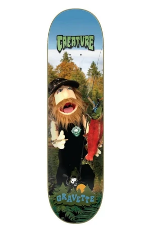 CREATURE Skate Deck PRO DECK GRAVETTE FUZZY FIENDS - MULTI