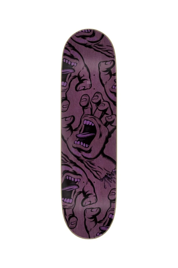 SANTA CRUZ Skate Deck TEAM DECK CROWDED HAND ATV - GREEN