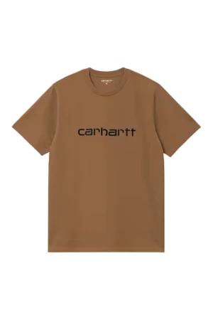 CARHARTT WIP T-Shirts S/S SCRIPT T SHIRT - Καφέ