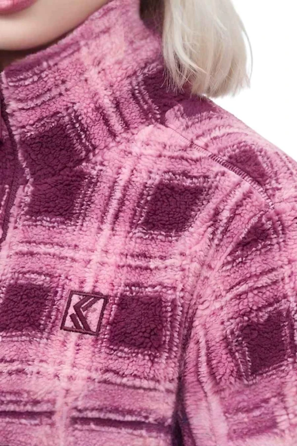 KARL KANI OG CHECK TEDDY TRACKJACKET - MULTI