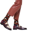 Happy Socks Hamburger Sock Κάλτσες Black