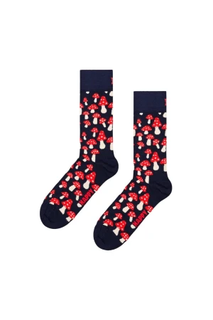Happy Socks Mushroom Sock Κάλτσες Blue